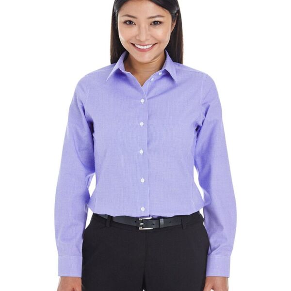 Women's Crown Collection® Royal Dobby Woven Dress Shirt Thumbnail
